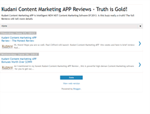 Tablet Screenshot of contentmarketingappreviews.blogspot.com