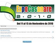 Tablet Screenshot of expocasanare.blogspot.com