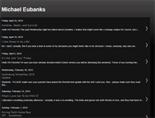 Tablet Screenshot of michaeleubanks.blogspot.com