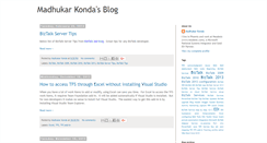 Desktop Screenshot of madhukarkonda.blogspot.com