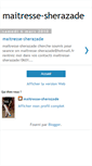 Mobile Screenshot of maitresse-sherazade.blogspot.com