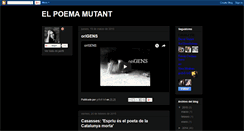 Desktop Screenshot of elpoemamutant.blogspot.com