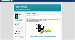 Desktop Screenshot of peter-fitness.blogspot.com