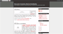 Desktop Screenshot of educacion-contenidos-abiertos.blogspot.com