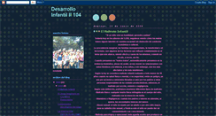 Desktop Screenshot of desarrolloinfantil2104.blogspot.com