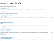 Tablet Screenshot of desarrolloinfantil2104.blogspot.com