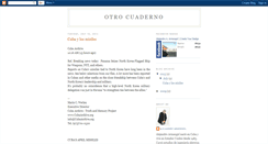 Desktop Screenshot of otrocuaderno.blogspot.com