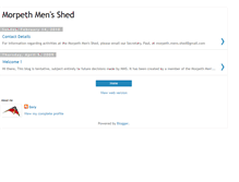 Tablet Screenshot of morpethmensshed.blogspot.com