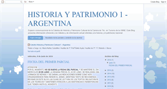 Desktop Screenshot of historiaypatrimonio1.blogspot.com