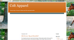 Desktop Screenshot of colt-apparel.blogspot.com