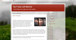 Desktop Screenshot of nofoodleftbehind.blogspot.com