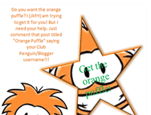 Tablet Screenshot of getorangepuffle.blogspot.com