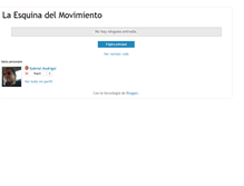 Tablet Screenshot of laesquinadelmovimiento.blogspot.com