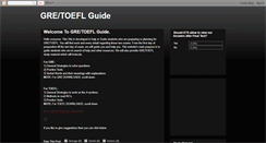 Desktop Screenshot of gretoeflguide.blogspot.com