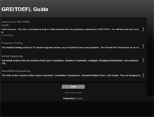 Tablet Screenshot of gretoeflguide.blogspot.com