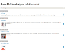 Tablet Screenshot of anniehulden.blogspot.com
