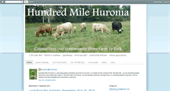 Desktop Screenshot of hundredmilehuronia.blogspot.com