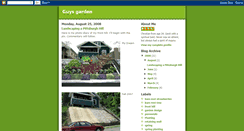 Desktop Screenshot of guysgarden.blogspot.com