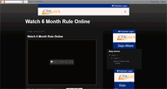 Desktop Screenshot of 6-month-rule-full-movie.blogspot.com