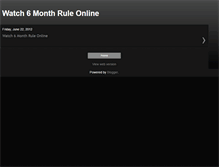 Tablet Screenshot of 6-month-rule-full-movie.blogspot.com