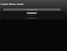 Tablet Screenshot of casinobonuscenter.blogspot.com