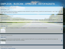 Tablet Screenshot of empleosafgta.blogspot.com