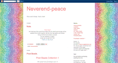 Desktop Screenshot of neverend-peace.blogspot.com