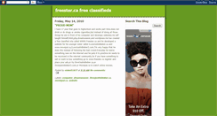 Desktop Screenshot of freesterclassifieds.blogspot.com