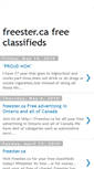 Mobile Screenshot of freesterclassifieds.blogspot.com