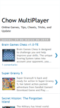 Mobile Screenshot of chowmedia-multiplayer.blogspot.com