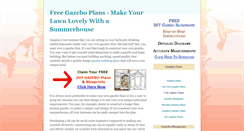 Desktop Screenshot of freegazeboplansblueprints.blogspot.com