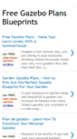 Mobile Screenshot of freegazeboplansblueprints.blogspot.com