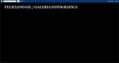 Desktop Screenshot of felicianofotografo.blogspot.com