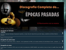 Tablet Screenshot of discografiascompletas.blogspot.com