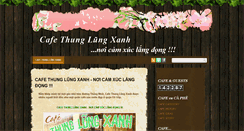 Desktop Screenshot of cafethunglungxanh.blogspot.com