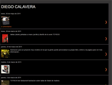 Tablet Screenshot of diegocalavera.blogspot.com