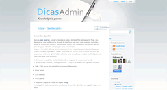 Desktop Screenshot of dicasadmin.blogspot.com