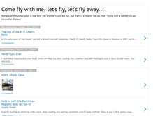 Tablet Screenshot of comeletsflyaway.blogspot.com