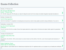 Tablet Screenshot of exams-collection.blogspot.com