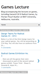 Mobile Screenshot of gameslecture.blogspot.com