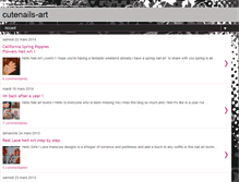 Tablet Screenshot of cutenails-art.blogspot.com
