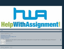 Tablet Screenshot of helpwithassignment.blogspot.com