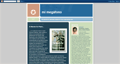 Desktop Screenshot of mimegafono.blogspot.com