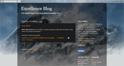 Desktop Screenshot of excellenceblog.blogspot.com