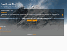 Tablet Screenshot of excellenceblog.blogspot.com