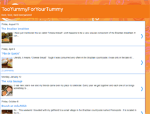 Tablet Screenshot of foryourtummy.blogspot.com