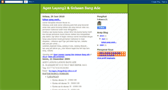 Desktop Screenshot of agenlayanganbangade.blogspot.com