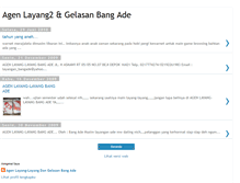 Tablet Screenshot of agenlayanganbangade.blogspot.com
