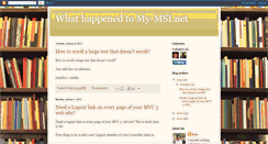 Desktop Screenshot of mymsinet.blogspot.com