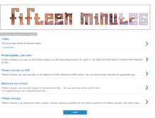 Tablet Screenshot of fifteenminutesvideo.blogspot.com